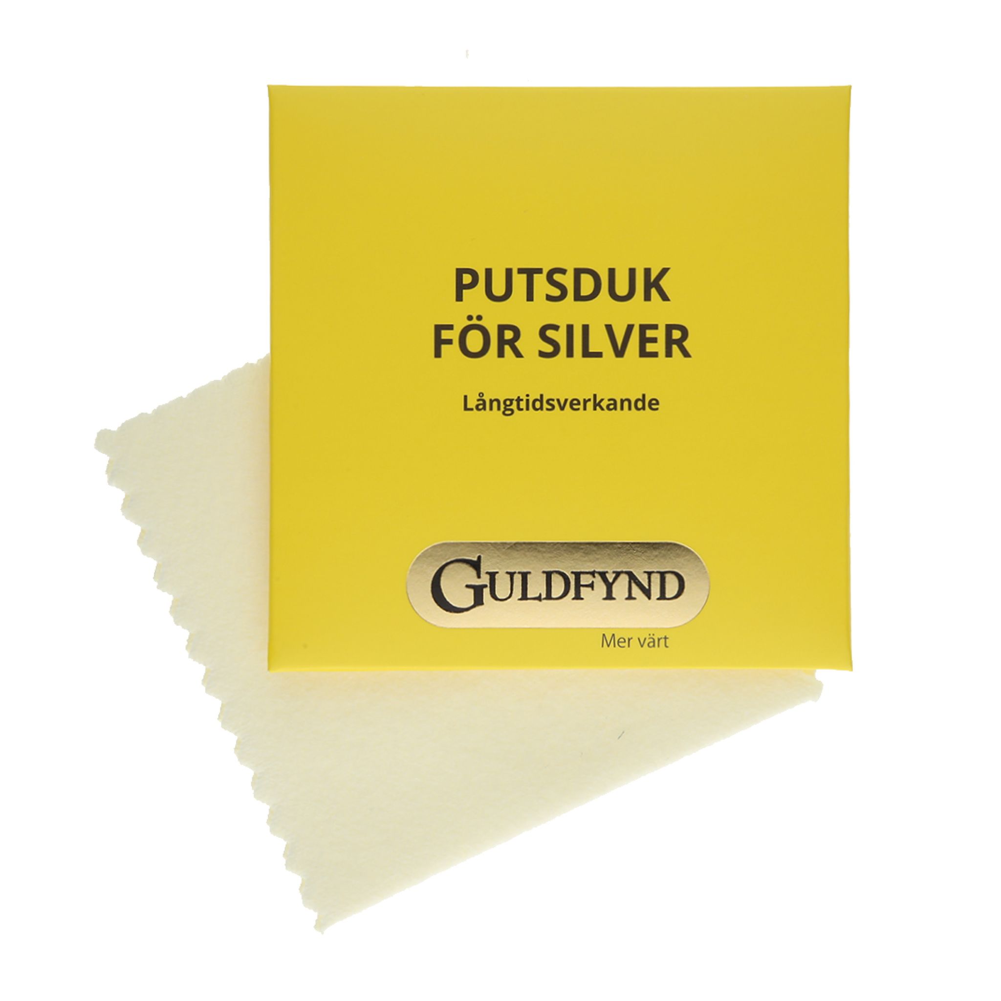 Putsduk för silver