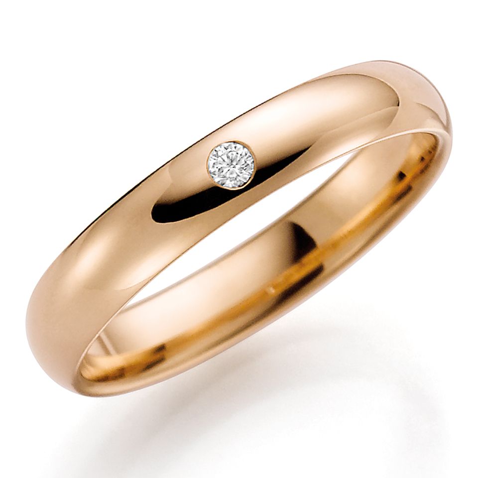 Diamantring i 18K guld, 76