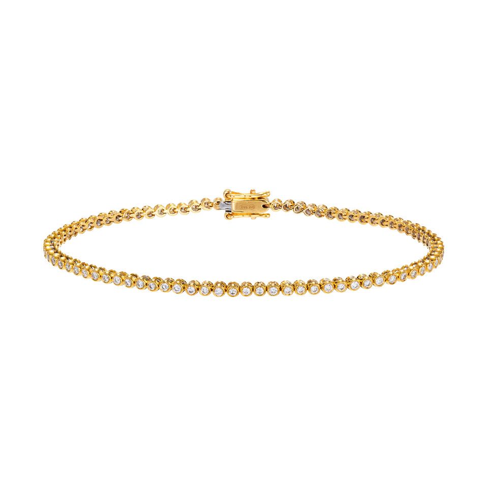 Diamantarmband i 18K guld - Guldfynd