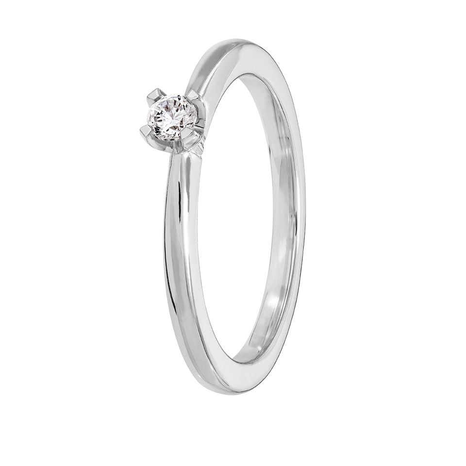 Diamantring Paris 0,10 ct 19.0