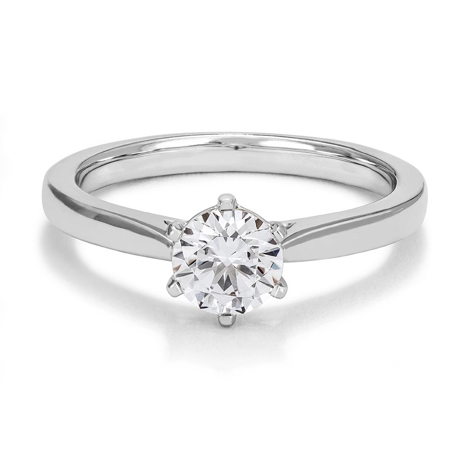 Ring med labbodlad diamant Polaris 17.5