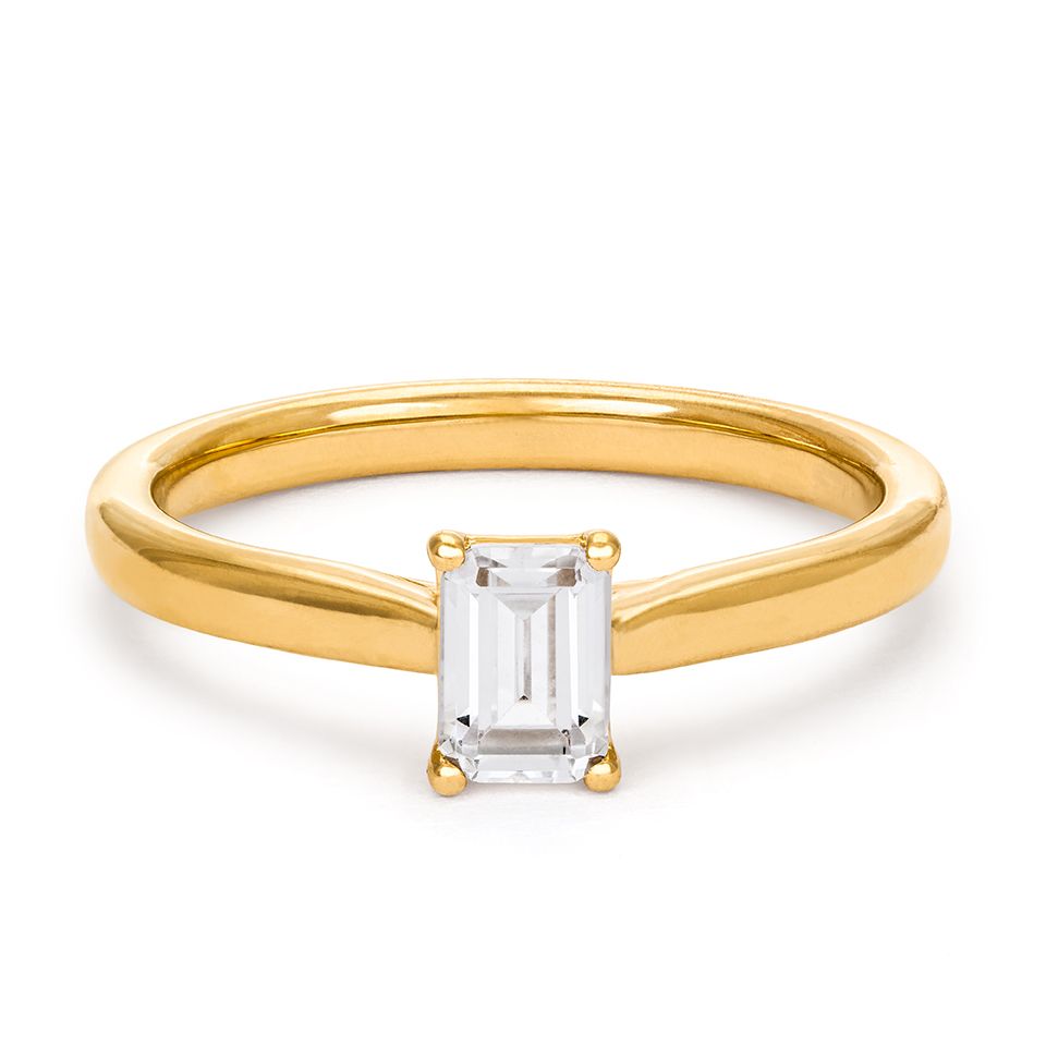 Ring med labbodlad diamant Stella 16.0